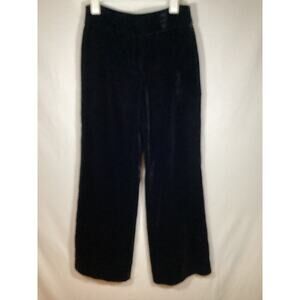 Ann Taylor Velvet Signature Fit Pants Black Size 6 Lined